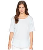 Michael Stars Supima Cotton Slub Scoop Neck Tunic (seaglass) Women's Blouse