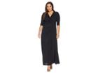 Kiyonna Romanced By Moonlight (midnight Star) Women's Dress