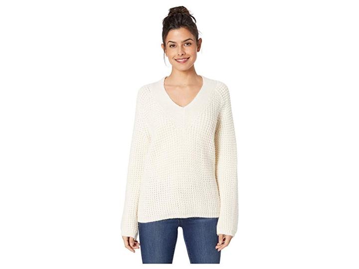 Pendleton Emery V-neck Pullover (antique White) Women's Clothing