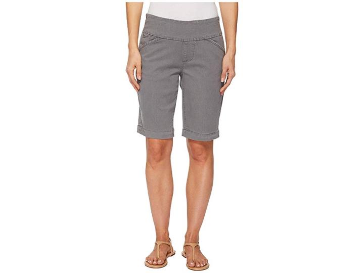 Jag Jeans Ainsley Bermuda Classic Fit Bay Twill (grey Streak) Women's Shorts