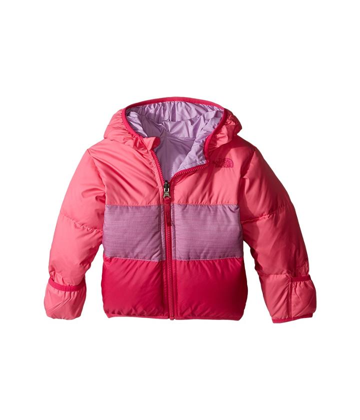 The North Face Kids Reversible Moondoggy Jacket (infant) (cha Cha Pink (prior Season)) Kid's Coat