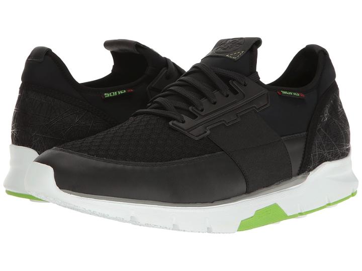 Mephisto Elvio Air (black Polo/stretch/air) Men's Lace Up Casual Shoes