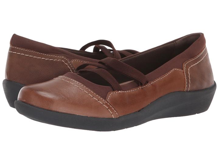 Earth Origins Leslie (almond Leather) Women's Flat Shoes