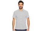 Perry Ellis Short Sleeve Dot Printed Shirt (bright White) Men's Short Sleeve Button Up