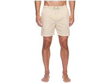 Psycho Bunny Bunny Print Swim Trunks (citrine) Men's Swimwear