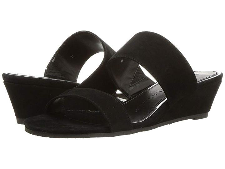 Athena Alexander Burlington (black Suede) Women's Sandals