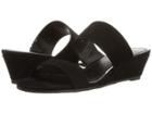 Athena Alexander Burlington (black Suede) Women's Sandals