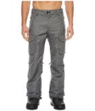 686 Infinity Insulated Cargo Pants (charcoal Melange) Men's Casual Pants