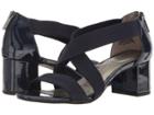 Bandolino Sholto (navy Lycra/super Soft Patent Synthetic) Women's Shoes