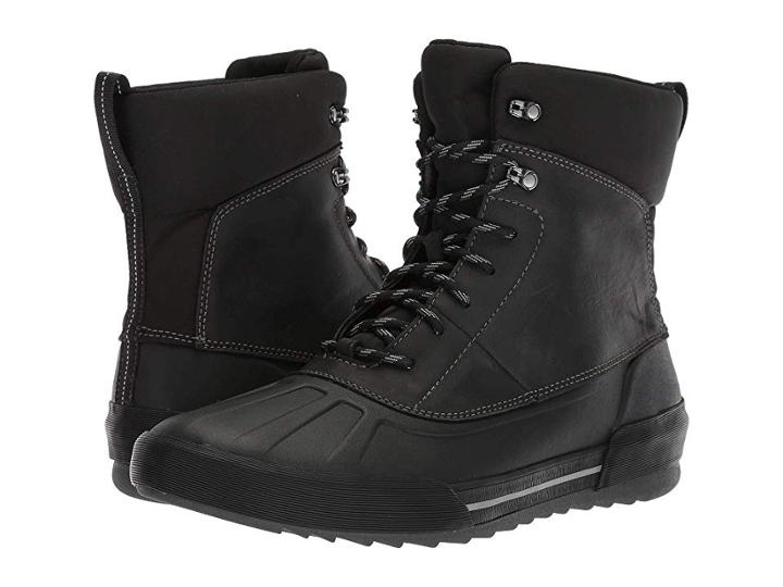 Clarks Bowman Peak (black Leather) Men's Shoes
