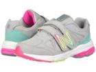 New Balance Kids Kv888v1p (little Kid) (silver Mink/rainbow) Girls Shoes