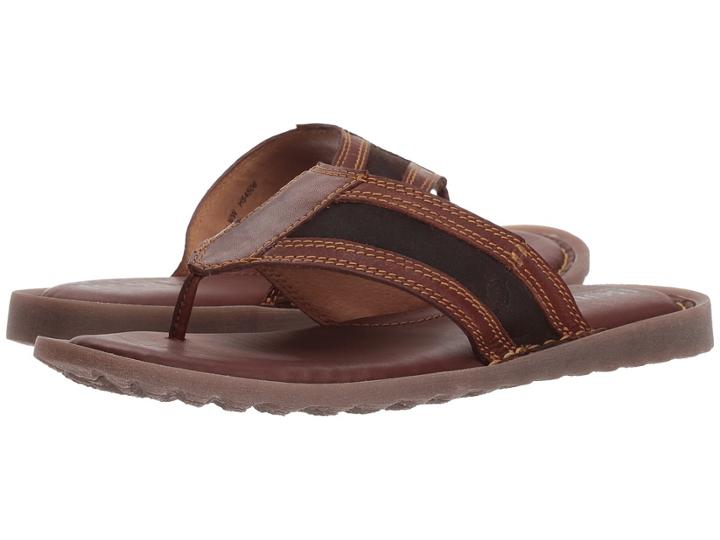 Born Escape (brown Combo) Men's Sandals