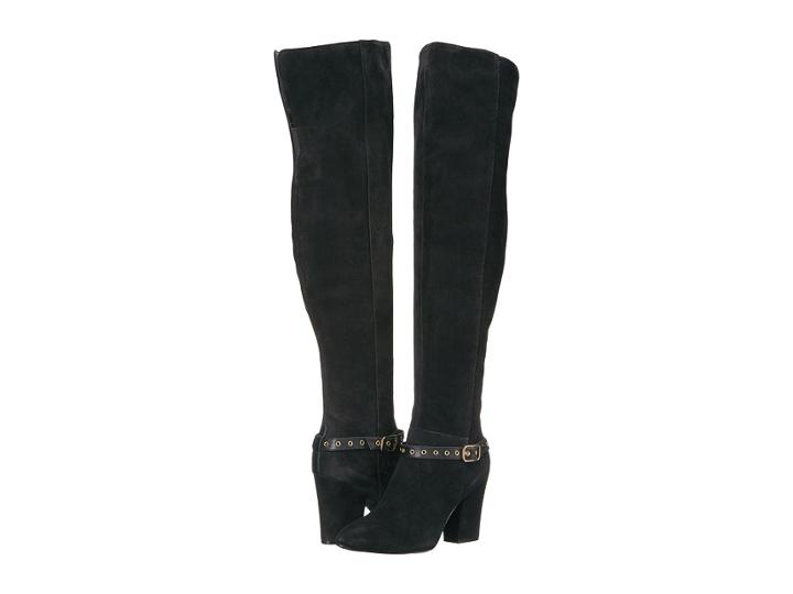 Nine West Sandor (black/black Suede) Women's Boots