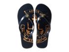 Lauren Ralph Lauren Elissa Ii (modern Navy/rl Gold Pvc) Women's Sandals