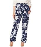 1.state Flat Front Soft Pants (navy Yard) Women's Casual Pants