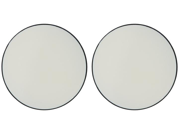 Tory Burch Disc Earrings (white/black Oxidized) Earring