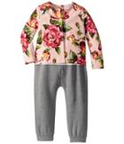 Dolce & Gabbana Kids City Body One-piece (infant) (rose) Girl's Jumpsuit & Rompers One Piece