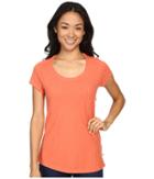 Toad&co Rivulet S/s Tee (cedar) Women's Short Sleeve Pullover