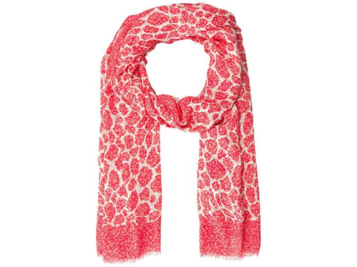 Michael Michael Kors Layered Graphic Leopard Oblong (sangria) Scarves