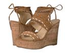 Ivanka Trump Zader (medium Brown Fh Kid Suede/fez Nappa/capria) Women's Wedge Shoes