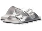 Ivanka Trump Nolan (silver Leather) Women's Slide Shoes