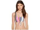 Kenneth Cole Over The Rainbow Ots Crop Bikini Top (coral) Women's Swimwear
