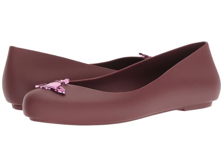 Melissa Shoes Vwa + Space Love Iii (bordeaux Dark) Women's Shoes