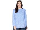 Extra Fresh By Fresh Produce Plus Size Ocean Tide Catalina Top (peri Blue) Women's Clothing