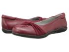 Softwalk Haverhill (dark Red Soft Nappa Leather/suede) Women's  Shoes