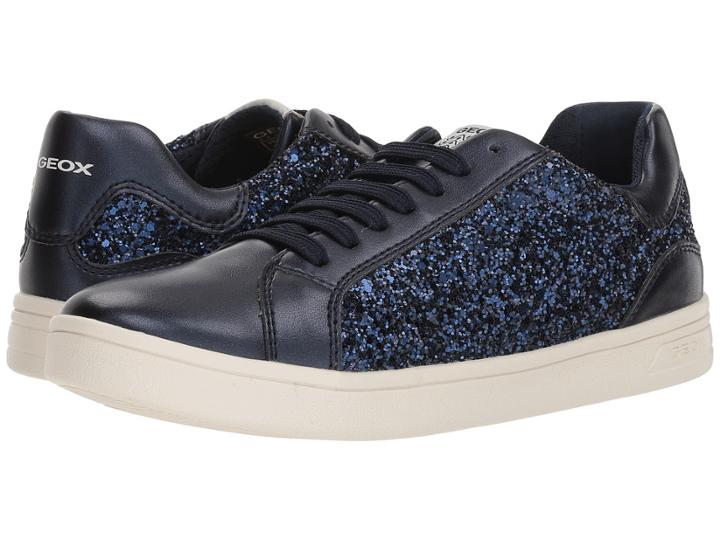 Geox Kids Dj Rock 6 (big Kid) (navy) Girl's Shoes