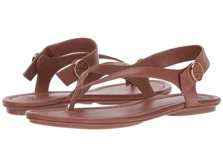 Tory Burch Minnie Travel Sandal (royal Tan) Women's Sandals