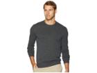 Polo Ralph Lauren Washable Cashmere Crew Neck (dark Charcoal Heather) Men's Clothing