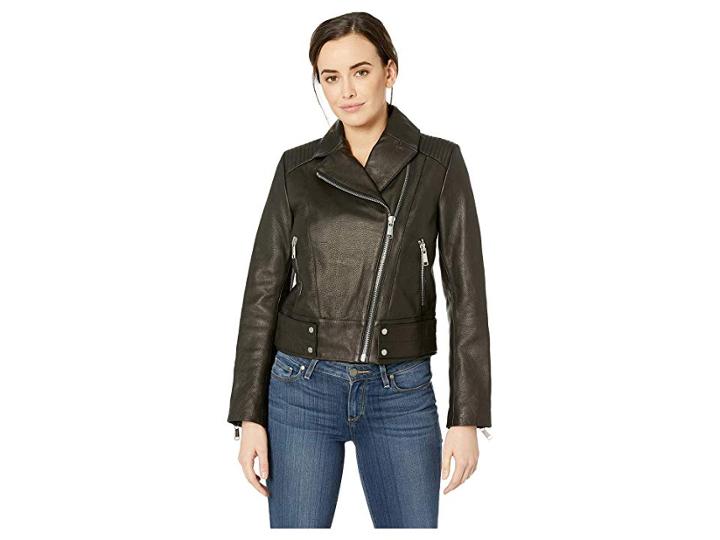 Marc New York By Andrew Marc Paley Moto Jacket (black) Women's Coat