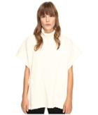 See By Chloe Turtleneck Poncho (natural White) Women's Clothing