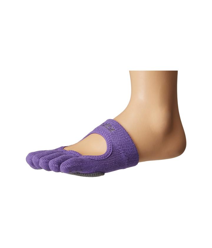 Toesox Dance Full Toe Releve (light Purple) Women's Crew Cut Socks Shoes
