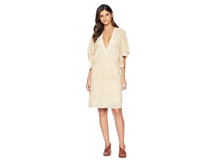 Jen's Pirate Booty Juniper Kaftan (tea Dipped Lace) Women's Dress