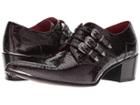 Jeffery-west Three Punk Western Buckle's Monk Shoe (creta Wine) Men's Shoes