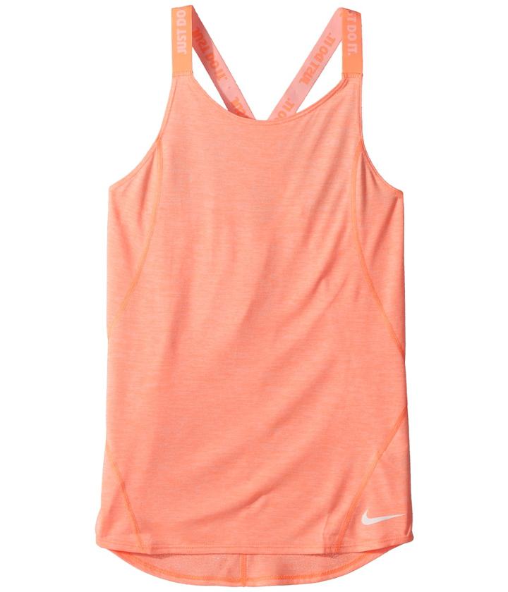 Nike Kids Dry Training Tank Top Elastika (little Kids/big Kids) (crimson Pulse/crimson Pulse/white) Girl's Sleeveless