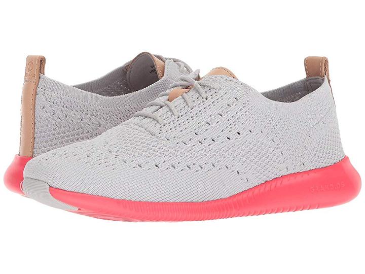 Cole Haan 2.zerogrand Stitchlite Oxford (vapor Grey Knit/flash) Women's Shoes