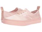 Vans Kids Authentic Elastic Lace (little Kid/big Kid) ((satin Lace) Heavenly Pink/rose Cloud) Girls Shoes