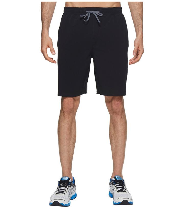 Asics Run 9 Woven Shorts (performance Black) Men's Shorts