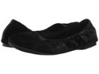 Lucky Brand Emmie (black 2 Velvet) Women's Flat Shoes