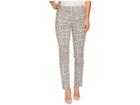 Krazy Larry Pull-on Ankle Pants (taupe/white Spiderweb) Women's Dress Pants