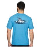 Quiksilver Waterman Tuna Charter Short Sleeve Tee (deep Water Heather) Men's T Shirt