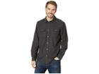 Prana Lybek Midweight Flannel (scorched Brown Herringbone) Men's Long Sleeve Button Up