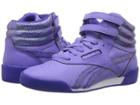 Reebok Kids Freestyle Hi (little Kid) (moonpool/ultima Purple) Girl's Shoes