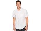 Lucky Brand One-pocket Linen Shirt (white) Men's Clothing