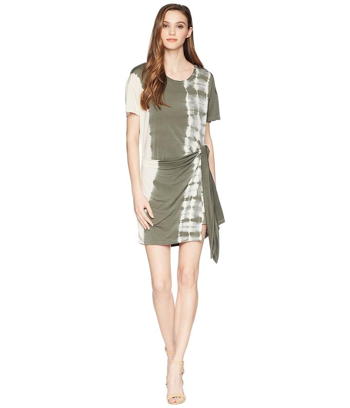 Young Fabulous & Broke Pamella Dress (green Olive Radial) Women's Dress