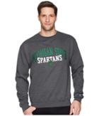 Champion College Michigan State Spartans Eco(r) Powerblend(r) Crew (granite Heather) Men's Short Sleeve Pullover