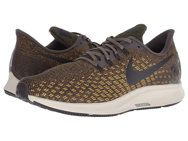 Nike Air Zoom Pegasus 35 (thunder Grey/oil Grey/dark Citron) Men's Running Shoes